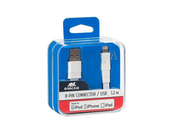 Кабель Lightning MFi 1.2м WT12, белый 