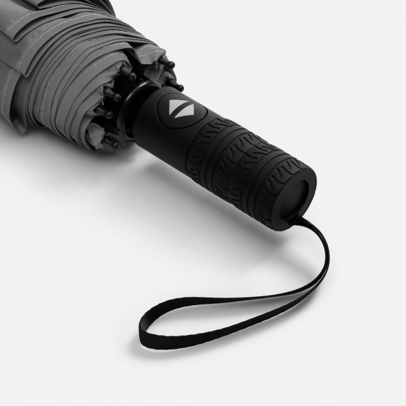 Зонт складной Tyre, серый 