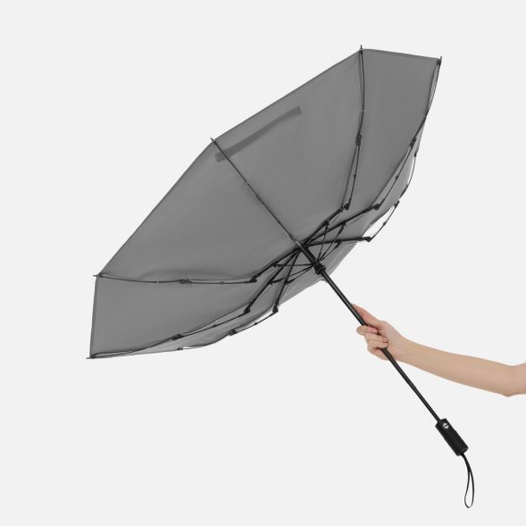 Зонт складной Tyre, серый 