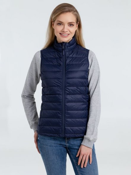 Жилет женский Wilson BW Women, темно-синий 
