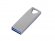 USB 3.0-флешка на 64 Гб с мини чипом, компактный дизайн, стильное отверстие для цепочки 