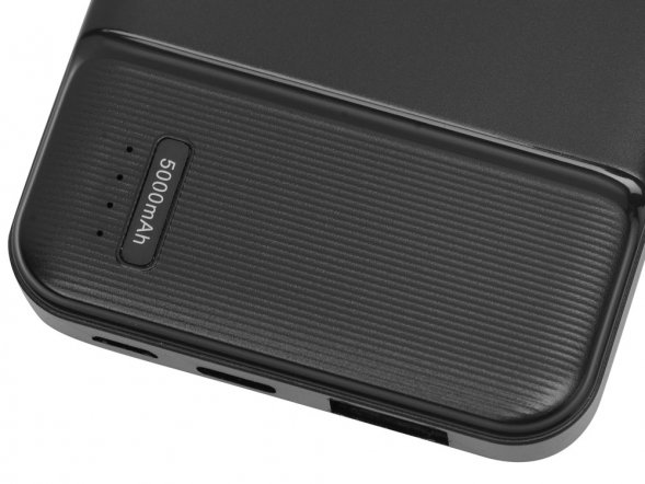 Внешний аккумулятор Evolt Mosaic, 5000 mAh, черный 