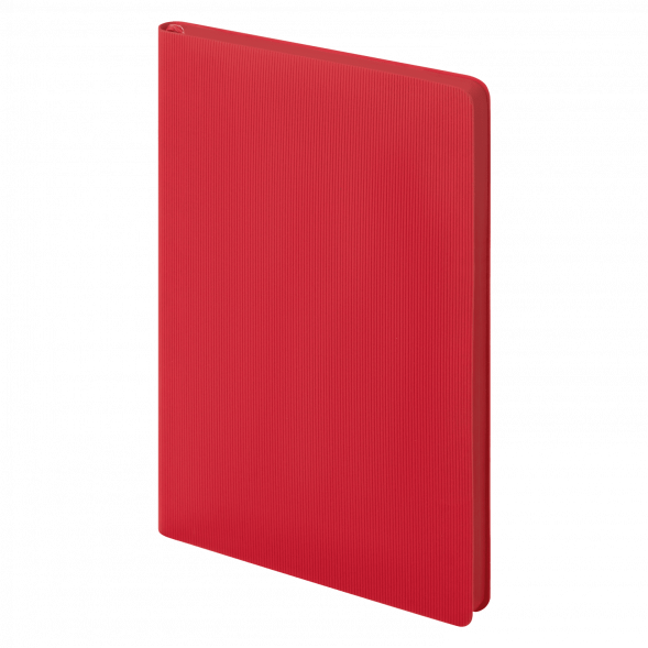 Ежедневник Rain недатированный, красный 