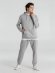 Толстовка с капюшоном унисекс Hoodie, серый меланж 
