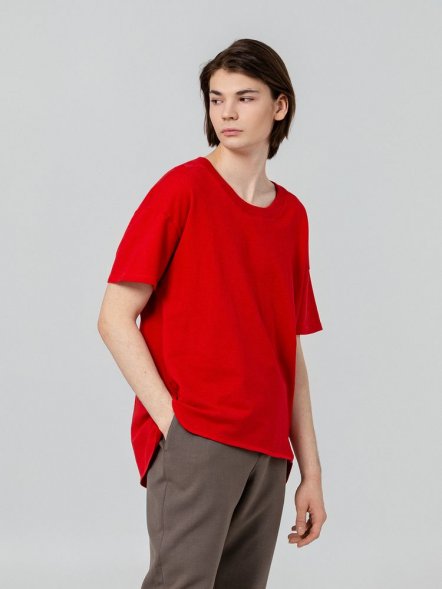 Футболка унисекс Kosmos 1.0, красная 