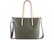 Сумка-шоппер BUGATTI Ella, оливковая, полиуретан, 47,5х12х32 см 