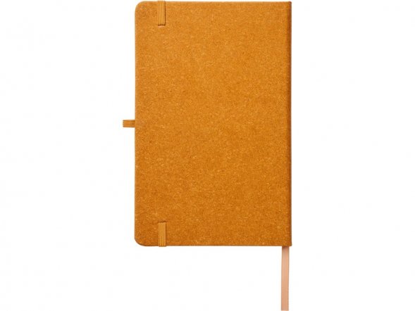 Блокнот Atlana размером A5 с отделкой из кусочков кожи, светло-коричневый 