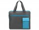 Конференц сумка Session, серый/голубой 