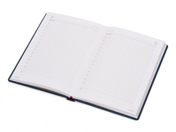 Ежедневник недатированный А5 Velvet, темно-синий 