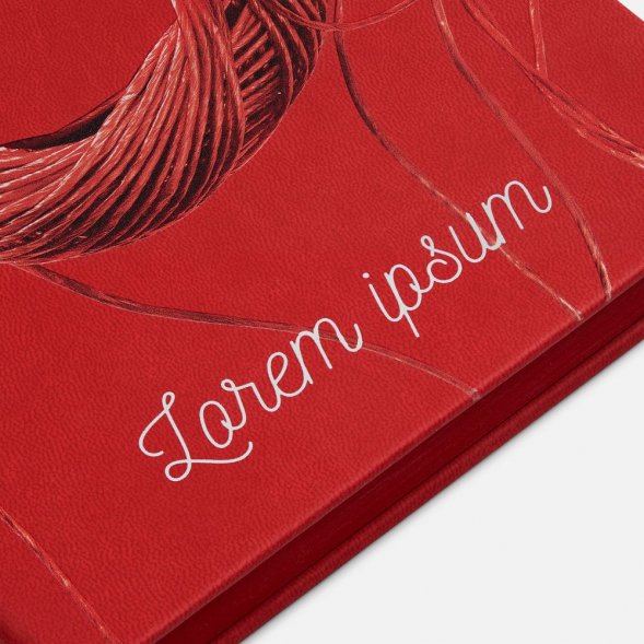 Ежедневник Cortado, недатированный, красный 