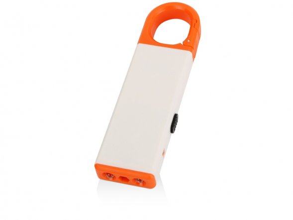 Фонарь-мультиинструмент Октопус, белый/оранжевый 