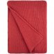 Плед Knitly, красный (коралл) 