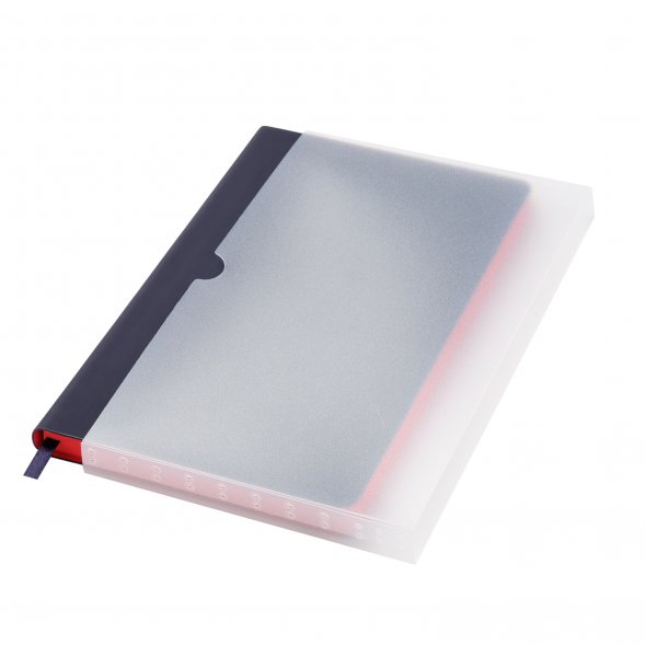 Ежедневник Latte soft touch недатированный, чернильно-синий 