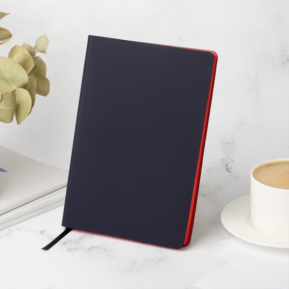 Ежедневник Latte soft touch недатированный, чернильно-синий 