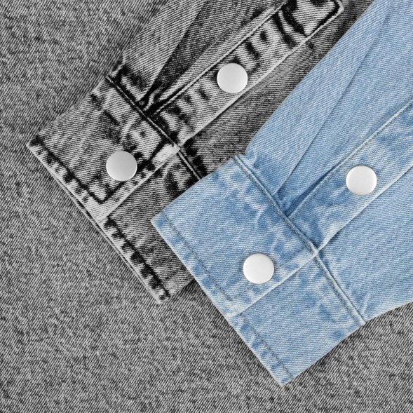 Куртка джинсовая O3, серая 