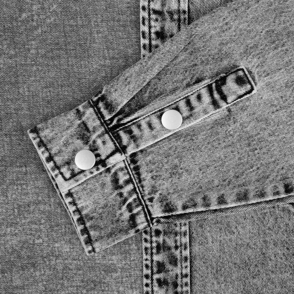 Куртка джинсовая O3, серая 