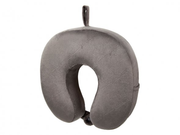 Подушка для самолета WENGER, с эффектом памяти, серая, флис 