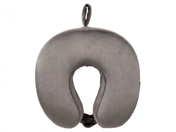Подушка для самолета WENGER, с эффектом памяти, серая, флис 