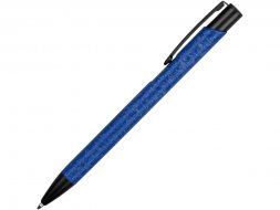 Ручка металлическая шариковая Crepa, синий/черный