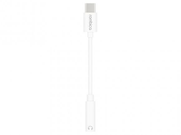 Rombica Type-C Adapter 3.5 White, белый 