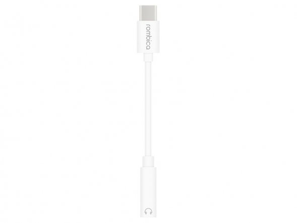 Rombica Type-C Adapter 3.5 White, белый 
