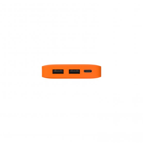 Внешний аккумулятор с подсветкой Ancor Plus 10000 mAh, оранжевый 