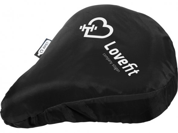 Водонепроницаемый чехол для велосипедного седла из переработанного ПЭТ Jesse, черный 