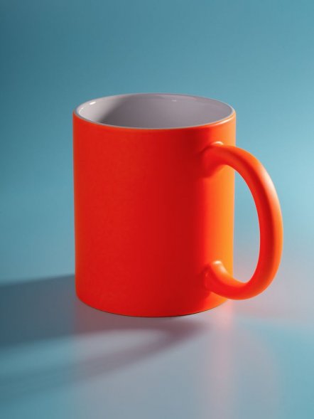 Кружка Colorido, оранжевый неон 