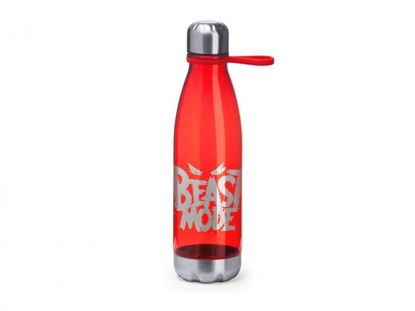 Бутылка EDDO в прозрачной AS-отделке, 700 мл, красный 