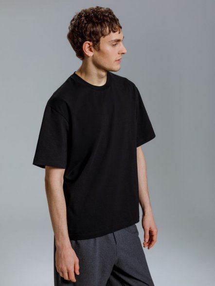 Футболка оверсайз Kangas, черная 