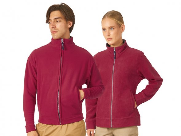 Куртка флисовая Nashville женская, красный/пепельно-серый 