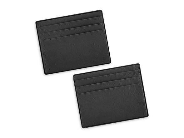 Картхолдер для денег и шести пластиковых карт Favor, черный 