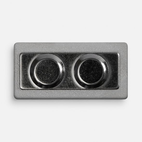 Значок Magnet Matto, серебристый 