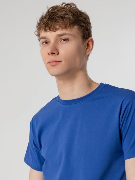 Футболка унисекс T-Bolka 160, ярко-синяя 