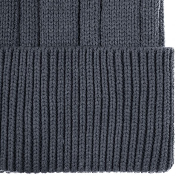 Шапка Knit Beat, серая (графит) 