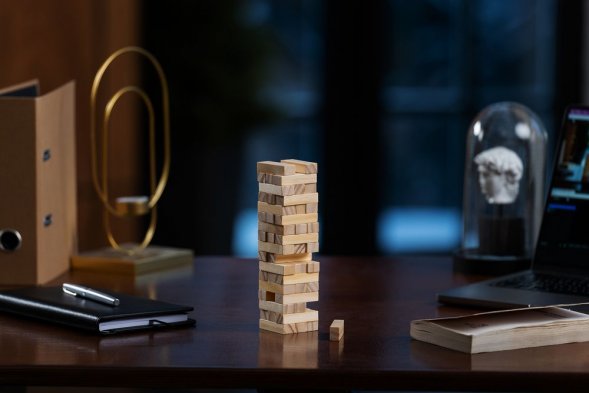 Игра «Деревянная башня мини», неокрашенная 