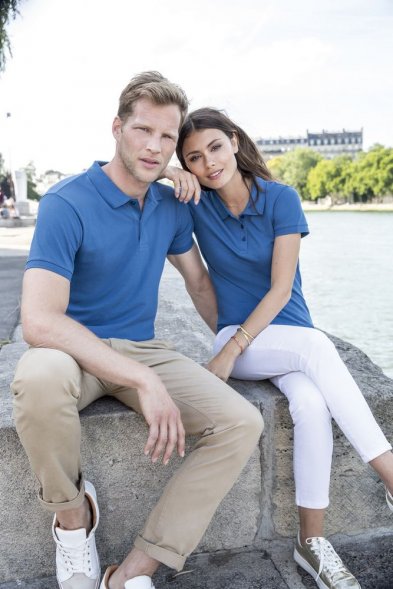 Рубашка поло мужская Perfect Men 180 темно-синяя 