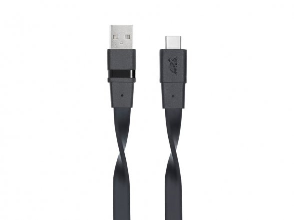 Кабель USB Type C 3.0 – Type A 1.2м BK12, черный 
