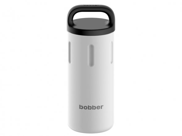 Вакуумный термос с керамическим покрытием бытовой, тм bobber, 590 мл. Артикул Bottle-590 Iced Water (белый) 