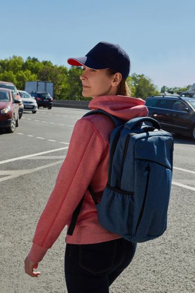 Рюкзак для ноутбука The First, синий 