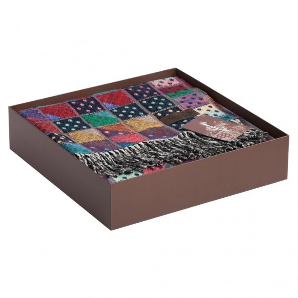 Плед Illinois, бордовый 