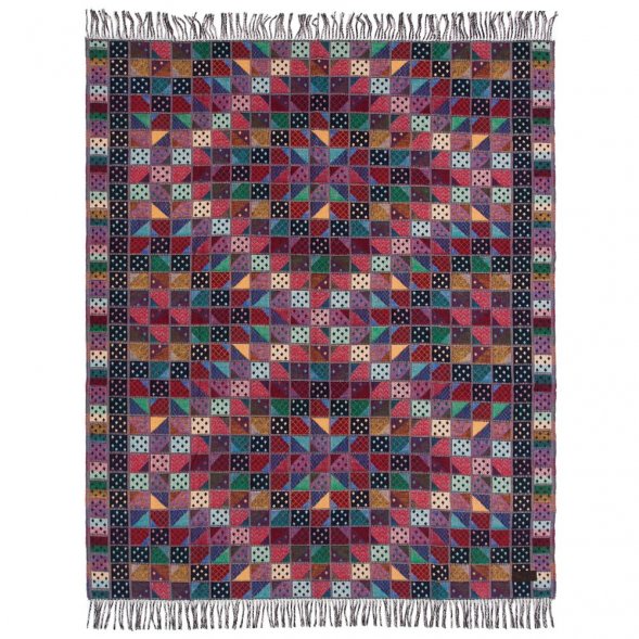 Плед Illinois, бордовый 