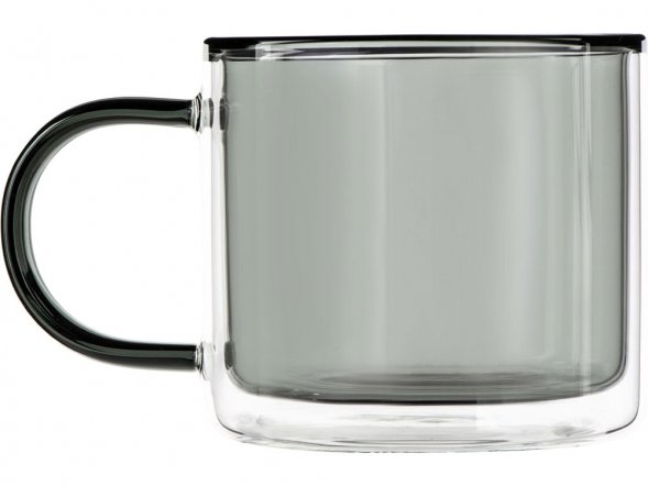 Кружка с двойными стенками 250 мл, черный 