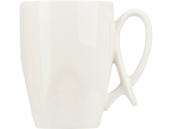 Чайная пара с бамбуковым блюдцем Deny, белый 