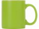 Матовая кружка Марко базовой формы, цветная снаружи, белая внутри, зеленое яблоко (P) 