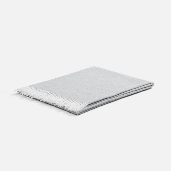 Плед «Гирвас», светло-серый 