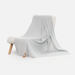 Плед «Гирвас», светло-серый