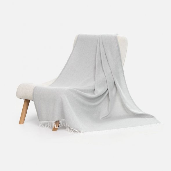 Плед «Гирвас», светло-серый 