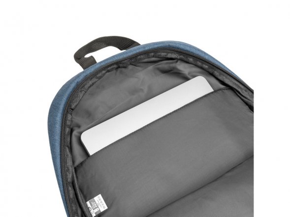 Рюкзак MALMO из переработанного полиэстера RPET 600D, деним 