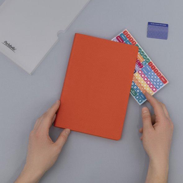 Ежедневник Rain недатированный, оранжевый 